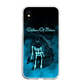 Чехол для iPhone XS Max матовый с принтом Children of Bodom Blue Death , Силикон | Область печати: задняя сторона чехла, без боковых панелей | century media | children bodom | children of bodom | fearless records | nuclear blast | spinefarm records | алекси лайхо | дети озера | дети озера бодом | дэниел фрэйберг | жнец | мрак | хенкка сеппяля | эспоо | янн