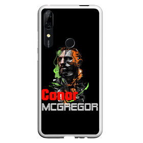 Чехол для Honor P Smart Z с принтом McGregor , Силикон | Область печати: задняя сторона чехла, без боковых панелей | conor mcgregor | conor mcgregor lettering | fighter | ireland | irish flag | print conor mcgregor | ufc | ufc fighter | боец | боец ufc | ирландия | ирландский флаг | конор макгрегор | надпись конор макгрегор | принт конор макгрегор