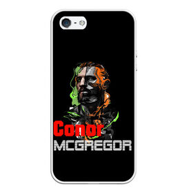 Чехол для iPhone 5/5S матовый с принтом McGregor , Силикон | Область печати: задняя сторона чехла, без боковых панелей | conor mcgregor | conor mcgregor lettering | fighter | ireland | irish flag | print conor mcgregor | ufc | ufc fighter | боец | боец ufc | ирландия | ирландский флаг | конор макгрегор | надпись конор макгрегор | принт конор макгрегор