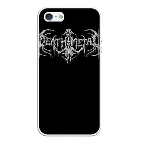 Чехол для iPhone 5/5S матовый с принтом Deathmetal , Силикон | Область печати: задняя сторона чехла, без боковых панелей | deathcore | deathmetal | metal | rock | teribal | дэткор | дэтметал | рок