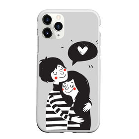 Чехол для iPhone 11 Pro Max матовый с принтом Любовь , Силикон |  | 14 февряля | amor | kiss | love | love you | my love | valentine | валентин | люблю | любовь | отношения | пара | поцелуй | я люблю