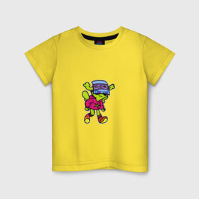 Детская футболка хлопок с принтом Инопланетяне рулят! , 100% хлопок | круглый вырез горловины, полуприлегающий силуэт, длина до линии бедер | Тематика изображения на принте: tgcarpg | игра | инопланетянин | космос | мультяшки