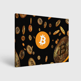 Холст прямоугольный с принтом BITCOIN , 100% ПВХ |  | Тематика изображения на принте: bitcoin | btc | биткоин | валюта | деньги | криптовалюта