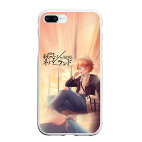 Чехол для iPhone 7Plus/8 Plus матовый с принтом Emma - The promised neverland , Силикон | Область печати: задняя сторона чехла, без боковых панелей | Тематика изображения на принте: promised neverland | the promised neverland | yakusoku no neverland | неверленд | обещанная страна | обещанная страна грёз | обещанный неверленд | якусоку но нэба