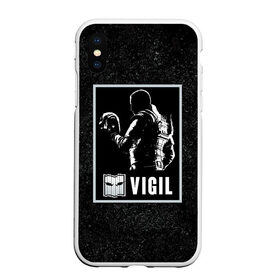 Чехол для iPhone XS Max матовый с принтом Vigil , Силикон | Область печати: задняя сторона чехла, без боковых панелей | r6s | rainbow six siege | vigil | виджил | оперативник | персонаж
