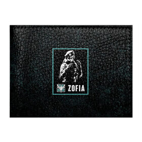 Обложка для студенческого билета с принтом Zofia , натуральная кожа | Размер: 11*8 см; Печать на всей внешней стороне | r6s | rainbow six siege | zofia | зофия | оперативник | персонаж