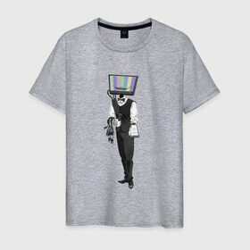 Мужская футболка хлопок с принтом Убийца времени , 100% хлопок | прямой крой, круглый вырез горловины, длина до линии бедер, слегка спущенное плечо. | игры | компьютер | прокастинация | телевизор | телефон