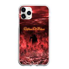 Чехол для iPhone 11 Pro матовый с принтом Children of Bodom , Силикон |  | cobhc | death | metal | дым | концерт | метал | рок | толпа