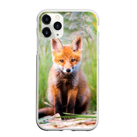 Чехол для iPhone 11 Pro матовый с принтом Лисичка , Силикон |  | fox | foxy | животное | звери | лиса | лисенок | лисичка | милая | рыжая | фокс