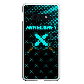 Чехол для Samsung S10E с принтом Minecraft , Силикон | Область печати: задняя сторона чехла, без боковых панелей | minecraft | алекс | белый | блоки | ведьма | взрывчатка | визера | волк | гаст | добывать | дракон | зеленый куб | зомби | игра | крафт | крипер | кубики | лошадка | майн | майнкрафт | манкрафт | овечка | оцелот