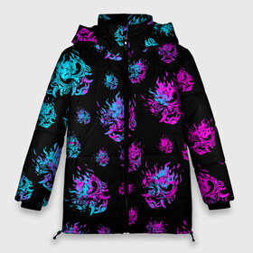 Женская зимняя куртка 3D с принтом CYBERPUNK NEON PATTERN , верх — 100% полиэстер; подкладка — 100% полиэстер; утеплитель — 100% полиэстер | длина ниже бедра, силуэт Оверсайз. Есть воротник-стойка, отстегивающийся капюшон и ветрозащитная планка. 

Боковые карманы с листочкой на кнопках и внутренний карман на молнии | 2019 | cd project red | cyberpunk 2077 | cyberpunk fashion | hacker | keanu reeves | maelstrom | militech | night city | quadra | samurai | samurai cyberpunk 2077 | sci fi | trauma team | v | ви | киану ривз | киберпанк 2077 | логотип | роботы | 