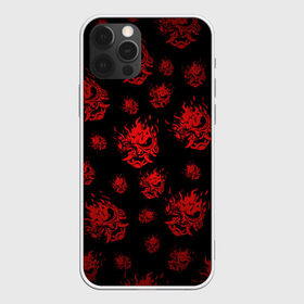 Чехол для iPhone 12 Pro Max с принтом RED SAMURAI PATTERN , Силикон |  | Тематика изображения на принте: 2019 | cd project red | cyberpunk 2077 | cyberpunk fashion | hacker | keanu reeves | maelstrom | militech | night city | quadra | samurai | samurai cyberpunk 2077 | sci fi | trauma team | v | ви | киану ривз | киберпанк 2077 | логотип | роботы | 