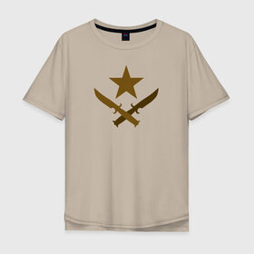 Мужская футболка хлопок Oversize с принтом TERRORIST , 100% хлопок | свободный крой, круглый ворот, “спинка” длиннее передней части | 16 | counterstrike | csgo | global offensive | source | t | terrorist | ксго | лого | логотип | т | террористы