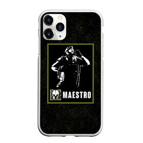 Чехол для iPhone 11 Pro Max матовый с принтом Maestro , Силикон |  | Тематика изображения на принте: maestro | r6s | rainbow six siege | маэстро | оперативник | персонаж