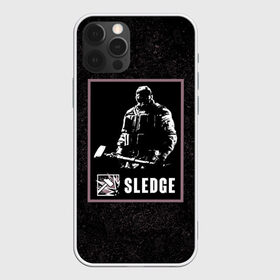 Чехол для iPhone 12 Pro Max с принтом Sledge , Силикон |  | r6s | rainbow six siege | sledge | оперативник | персонаж | следж
