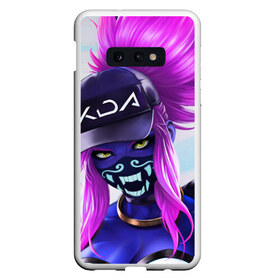 Чехол для Samsung S10E с принтом KDA Akali , Силикон | Область печати: задняя сторона чехла, без боковых панелей | k pop | kda | lol | акали | образ