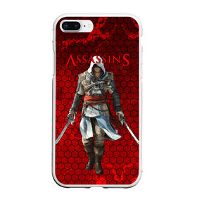 Чехол для iPhone 7Plus/8 Plus матовый с принтом Assassin’s Creed , Силикон | Область печати: задняя сторона чехла, без боковых панелей | action adventure | action rpg | creed | игра | мультиплатформенная | паркур | стелс