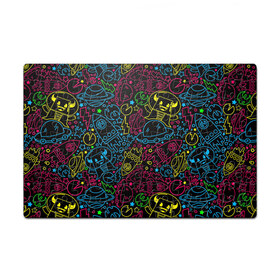 Пазл магнитный 126 элементов с принтом КОСМИЧЕСКИЙ НЕОН , полимерный материал с магнитным слоем | 126 деталей, размер изделия —  180*270 мм | Тематика изображения на принте: astronomy | cosmos | rocket | space | star | ufo | астрономия | звезды | инопланетяне | корабли | космонавты | космос | неон | нло | пришельцы | ракеты