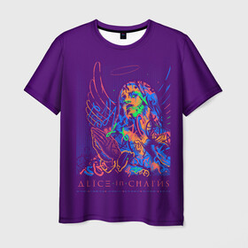 Мужская футболка 3D с принтом Alice in Chains , 100% полиэфир | прямой крой, круглый вырез горловины, длина до линии бедер | Тематика изображения на принте: alice in chains | алиса в цепях | альтернативный метал | гранж | рок | сладж метал | хард рок | хеви метал | элис ин чэйнс