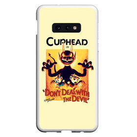 Чехол для Samsung S10E с принтом Cuphead , Силикон | Область печати: задняя сторона чехла, без боковых панелей | cup head | cuphead | game | games | игра | игры | кап хэд | купахэд