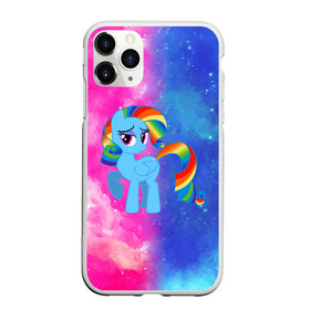 Чехол для iPhone 11 Pro матовый с принтом Радуга Дэш , Силикон |  | baby | girl | horse | kawaii | luna | my little pony | princess | rainbow | rainbow dash | девочкам | девочки | детям | единорог | животные | кавайный | конь | лошадь | луна | малыш | облака | пегас | пинки пай | пони | радуга дэш