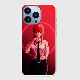 Чехол для iPhone 13 Pro с принтом Макима на красном фоне ,  |  | anime | chainsaw man | denji | makima | manga | power | аниме | бим | денджи | дьявол бесконечности | кишибэ | летучая мышь | манга | пауэр | хаякава аки | химено | человек бензопила