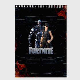 Скетчбук с принтом Fortnite - Terminator , 100% бумага
 | 48 листов, плотность листов — 100 г/м2, плотность картонной обложки — 250 г/м2. Листы скреплены сверху удобной пружинной спиралью | chapter 2 | fortnite | fortnite 3 | fortnite terminator | sarah connor and terminator 800 | t 800 | t 800 fortnite | сара коннор | скин t 800 | скин терминатора | терминатор | терминатор т 800 | фортнайт | фортнайт глава 2 | фортнайт тер