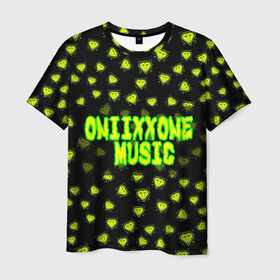 Мужская футболка 3D с принтом OniixxOneMusic , 100% полиэфир | прямой крой, круглый вырез горловины, длина до линии бедер | 