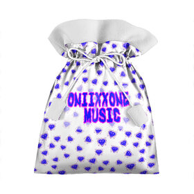 Подарочный 3D мешок с принтом OniixxOneMusic1 , 100% полиэстер | Размер: 29*39 см | almas | music | neon | oniixxone | text