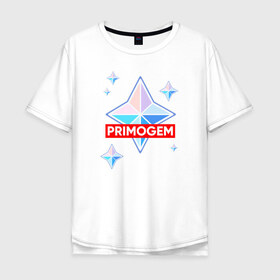 Мужская футболка хлопок Oversize с принтом PRIMOGEM , 100% хлопок | свободный крой, круглый ворот, “спинка” длиннее передней части | Тематика изображения на принте: 