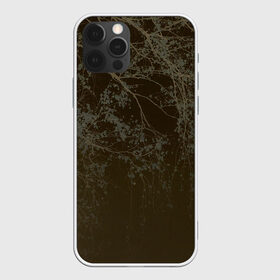 Чехол для iPhone 12 Pro Max с принтом Ветки , Силикон |  | абстракция | ветки | дерево | инверсия | коричневый | лето | листья | осень | природа | путешествие | хаки