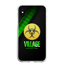 Чехол для iPhone XS Max матовый с принтом RESIDENT EVIL VILLAGE , Силикон | Область печати: задняя сторона чехла, без боковых панелей | biohazard | game | monster | resident evil | resident evil 8 | umbrella | umbrella corp | umbrella corporation | zombie | обитель зла