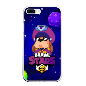 Чехол для iPhone 7Plus/8 Plus матовый с принтом Brawl Stars - Генерал Гавс , Силикон | Область печати: задняя сторона чехла, без боковых панелей | Тематика изображения на принте: 2020 | 2021 | brawl | colonel | dog | leon | ruffus | space | stars | бравл | браво | гавс | генерал | корабль | космический | космос | леон | лион | новые | новый | персонаж | персонажи | пес | планеты | собака | страс