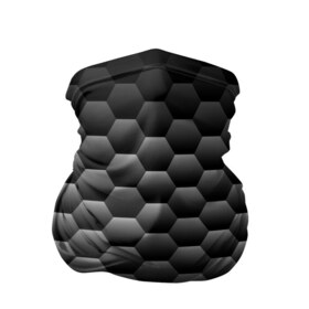Бандана-труба 3D с принтом СТАЛЬНЫЕ СОТЫ BLACK X WHITE , 100% полиэстер, ткань с особыми свойствами — Activecool | плотность 150‒180 г/м2; хорошо тянется, но сохраняет форму | 