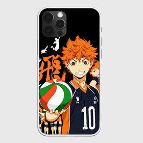 Чехол для iPhone 12 Pro Max с принтом ВОЛЕЙБОЛ!! / HAIKYUU!! , Силикон |  | anime | haikyu | haikyuu | karasuno | аниме | волейбол | ворон | карасуно | манга | мяч | сёё хината