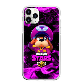 Чехол для iPhone 11 Pro матовый с принтом ГЕНЕРАЛ ГАВС - Brawl Stars , Силикон |  | brawl stars | brawl stars 5 | brawl stars 5 сезон | ronin rufus | бравл старс | бравлы | гавс | генерал гавс | огонь | пламя | ронин гавс | собака