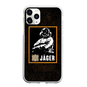 Чехол для iPhone 11 Pro Max матовый с принтом Jager , Силикон |  | jager | r6s | rainbow six siege | оперативник | персонаж | ягер