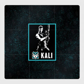 Магнитный плакат 3Х3 с принтом Kali , Полимерный материал с магнитным слоем | 9 деталей размером 9*9 см | kali | r6s | rainbow six siege | кали | оперативник | персонаж