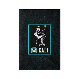 Обложка для паспорта матовая кожа с принтом Kali , натуральная матовая кожа | размер 19,3 х 13,7 см; прозрачные пластиковые крепления | Тематика изображения на принте: kali | r6s | rainbow six siege | кали | оперативник | персонаж