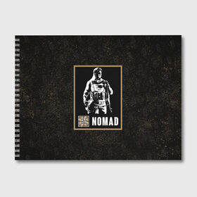 Альбом для рисования с принтом Nomad , 100% бумага
 | матовая бумага, плотность 200 мг. | nomad | r6s | rainbow six siege | номад | оперативник | персонаж