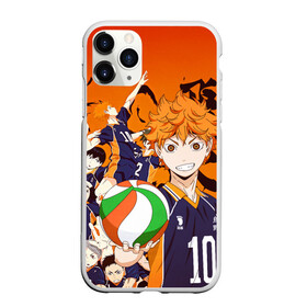 Чехол для iPhone 11 Pro Max матовый с принтом ВОЛЕЙБОЛ!! / HAIKYUU!! , Силикон |  | anime | haikyu | haikyuu | karasuno | аниме | волейбол | ворон | карасуно | манга | мяч | сёё хината