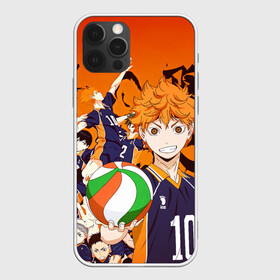 Чехол для iPhone 12 Pro Max с принтом ВОЛЕЙБОЛ!! / HAIKYUU!! , Силикон |  | anime | haikyu | haikyuu | karasuno | аниме | волейбол | ворон | карасуно | манга | мяч | сёё хината