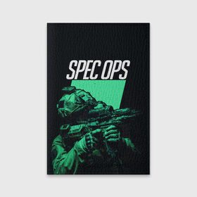 Обложка для паспорта матовая кожа с принтом Spec Ops , натуральная матовая кожа | размер 19,3 х 13,7 см; прозрачные пластиковые крепления | 