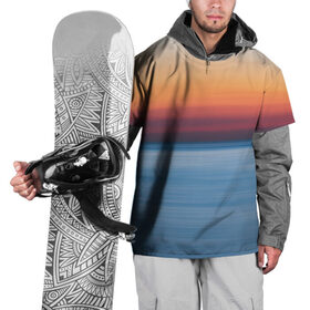 Накидка на куртку 3D с принтом Рассвет на берегу , 100% полиэстер |  | nature | save the nature | берег | берегите природу | корабли | море | природа | рассвет | солнце