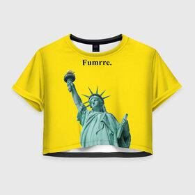 Женская футболка Crop-top 3D с принтом New стиль Fumrre , 100% полиэстер | круглая горловина, длина футболки до линии талии, рукава с отворотами | fashion | fire | game | hip hop | rap | street style | top | игра | мода | огонь | рэп | топ | уличный стиль | хип хоп
