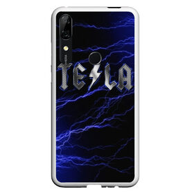 Чехол для Honor P Smart Z с принтом TESLA , Силикон | Область печати: задняя сторона чехла, без боковых панелей | ac | acdc | america | auto | car | cars | dc | electro | elon | logo | musk | rock | space | spacex | tesla | usa | x | авто | автомобиль | илон | космос | лого | логотип | маск | машина | молнии | молния | музыка | рок | тесла | электричест