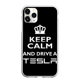 Чехол для iPhone 11 Pro матовый с принтом Drive a Tesla! , Силикон |  | auto | model s | sport | tesla | авто | автомобиль | водитель | гонки | гонщик | король | корона | крутая | крутой | купить | лого | логотип | маск | машина | модель | спорт | тачка | тесла | тесло | электромобиль
