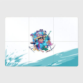 Магнитный плакат 3Х2 с принтом One piece , Полимерный материал с магнитным слоем | 6 деталей размером 9*9 см | anime | one piece | аниме | анимэ | большой куш | ван пис | король пиратов | луффи | пират | пираты | пираты соломенной шляпы | рыжий шанкс | эйтиро одо