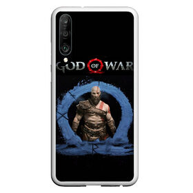 Чехол для Honor P30 с принтом God of War | Cratos , Силикон | Область печати: задняя сторона чехла, без боковых панелей | Тематика изображения на принте: cratos | god of war | omega | ps4 | xbox