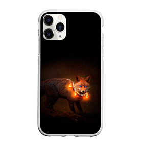 Чехол для iPhone 11 Pro матовый с принтом Dark fox , Силикон |  | Тематика изображения на принте: fox | foxy | животное | звери | лиса | лисенок | лисичка | милая | рыжая | фокс